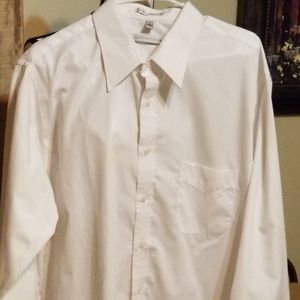 Geoffrey Beene White Shirt XXL